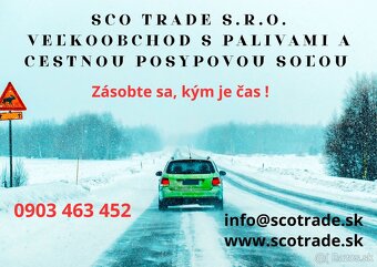 Cestná posypová soľ - predsezónne záobovanie - 2