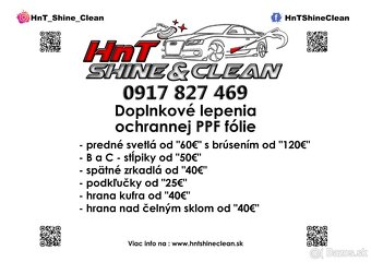 ✔ Ochranné PPF fólie pre vaše auto už od 850€ ✔ - 2