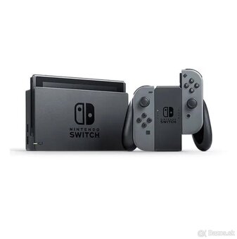 🎮 Nintendo Switch (šedý) + 3 hry – ako nové - 2