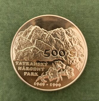 strieborné 500 SK - 6x (3. TISICROCIE,TANAP, MALA FATRA,...) - 2