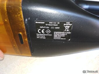 Ručný vysávač do auta 12V - 2