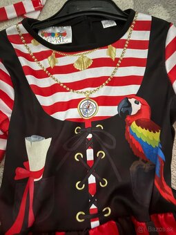 Karnevalovy kostym 110/116 pirátka - 2