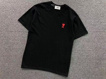 Ami Paris tričko čierne - 2