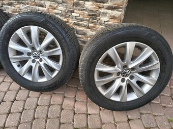 Elektróny VW 5x112 R17 + letné pneu. - 2