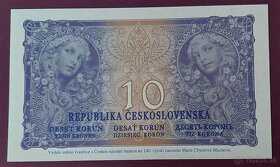 10 korun 1919 IVANČICE 2022 výroční bankovka STC, MUCHA - 2