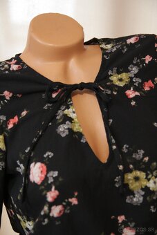 Kvetinová body blúzka, S - 2