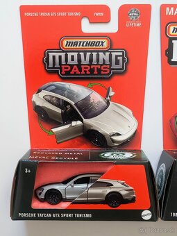 Matchbox Moving Parts - Porsche Taycan, Mazda, Ford Mustang - 2
