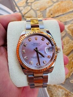 Rolex DateJust 178271 Pink Dial Diamanty - 2
