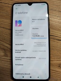 Predám Xiaomi MI9 128GB Čierny - 2