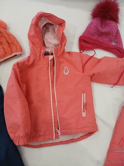 Zimná bunda a otepľovačky pre dievča 98/104 - 2