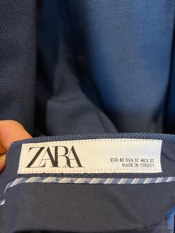 ZARA oblek modrý - 2