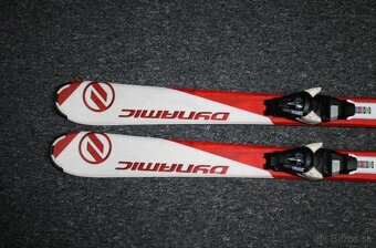 junooprské lyže dynamic 130 cm , lyžiarky salomon - 2