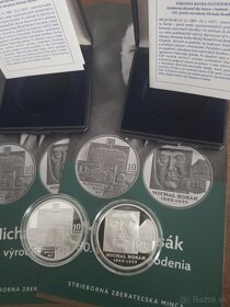 Slovenske strieborne EURO mince kvalita proof - 2