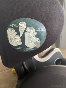 Predam autosedacku Kiddy 15-36 kg - Isofix - 2