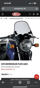 GIVI UNIVERZÁLNE PLEXI A603 - 2