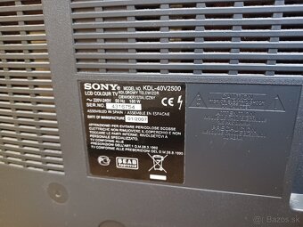 LCD TV Sony Bravia - uhlopriecka 102 cm - 2