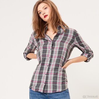 Siva karovana kosela damska - 2