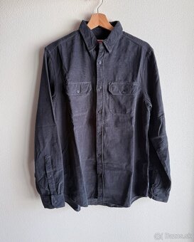 Menčestrová outdoor košeľa Fjallraven Ovik Cord Shirt M Navy - 2