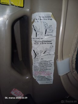 Detská autosedačka - 2