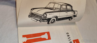 Škoda 1000 MB – příručka - návod k obsluze a údržbě  Š1000 - 2