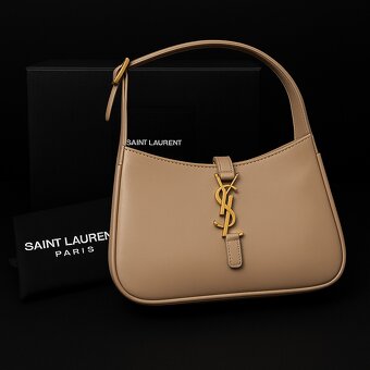 Kabelka YSL cierna/bezova - 2