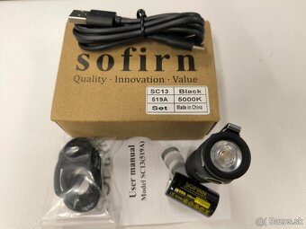 Sofirn SC13 18350 LED mini baterka (1100lm) - 2