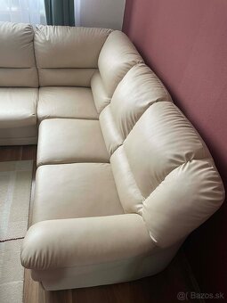 Rohová sedačka kožená - 2