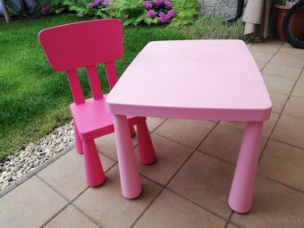 Predam detsky plastovy stolik so stolickou - 2