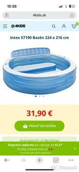 Nafukovací bázén so solárnou plachtou - 2