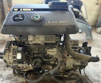 VW/SKODA/SEAT, 1.4MPI, 50KW AQW, motor + prevodovka - 2
