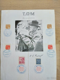 TGM -T.G.Masaryk pamätný list - 2