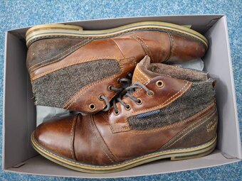 kkvalitne jesenne kozene topanky BUGATTI vintage look gant - 2