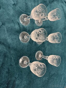 Krištáľové štamperlíky - 2