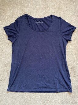 Klasické dámske tričko modré - 2