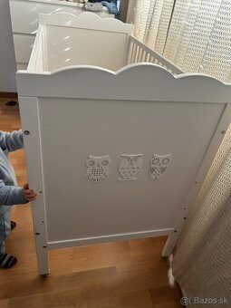 Detska postel - biela - 120x60 - 2
