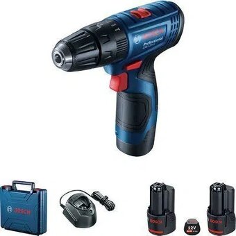 Predam vrtacku Bosch GSB 120-LI 2× 2 Ah iba Blava iba Cash - 2