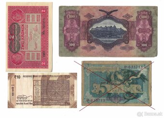 Zbierka bankoviek - po 3 eura (doplnené) - 2