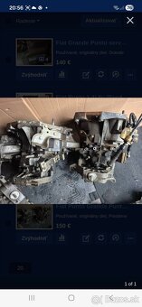 Fiat Grande Punto Punto II Panda 500 motor 1.2i 8V prevodovk - 2