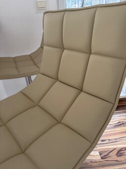Predam 2ks barove stolicky chrom koža - 2