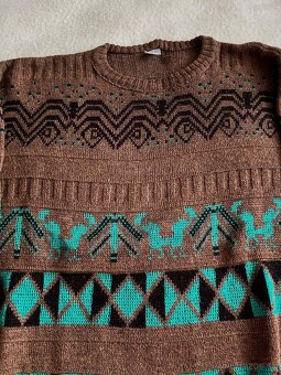 Pletený akrylový sveter - 2