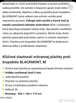 Autoplachta krupobitie - 2