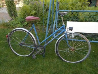 dámsky bicykel Eska, modrá, kolesá 26 - 2