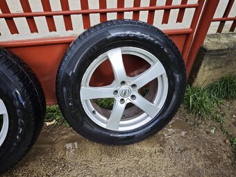 Alu disky 5x114.3 so zimnými pneumatikami 235/65 R18 - 2