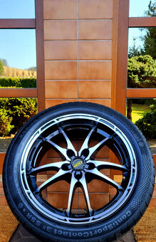 alu R18 5x120, letné pneu 245/45, BMW rada 5, - 2