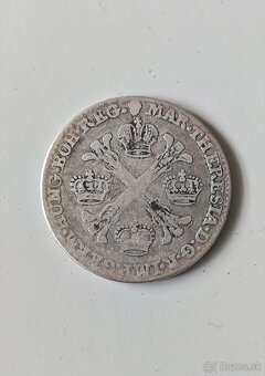 krížový 1/2 toliar 1763 Brusel - 2