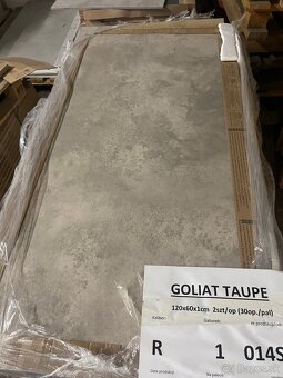 Gresova dlazba Goliat taupe 60x120x1 cm - 2
