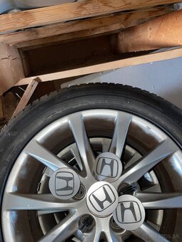 Predám ALU disky s novými pneu na Honda Civic - 2