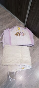 2 kusy mantinel / zábrana /chránič pre bábätko do postieľky - 2