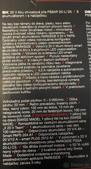 Aku Chvostova Pila Parkside Performance - 2