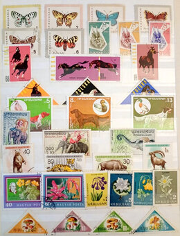 Predám poštové známky fauna ,flóra 596 ks - 2